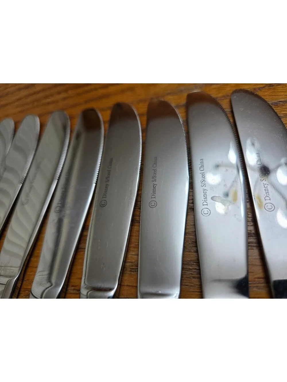 Disney Parks Mickey Mouse 12 Piece Stainless Steel Silverware butter knife set
